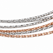 Collana - 18 carati Oro bianco, Oro rosa - Made in Italy - Handmade