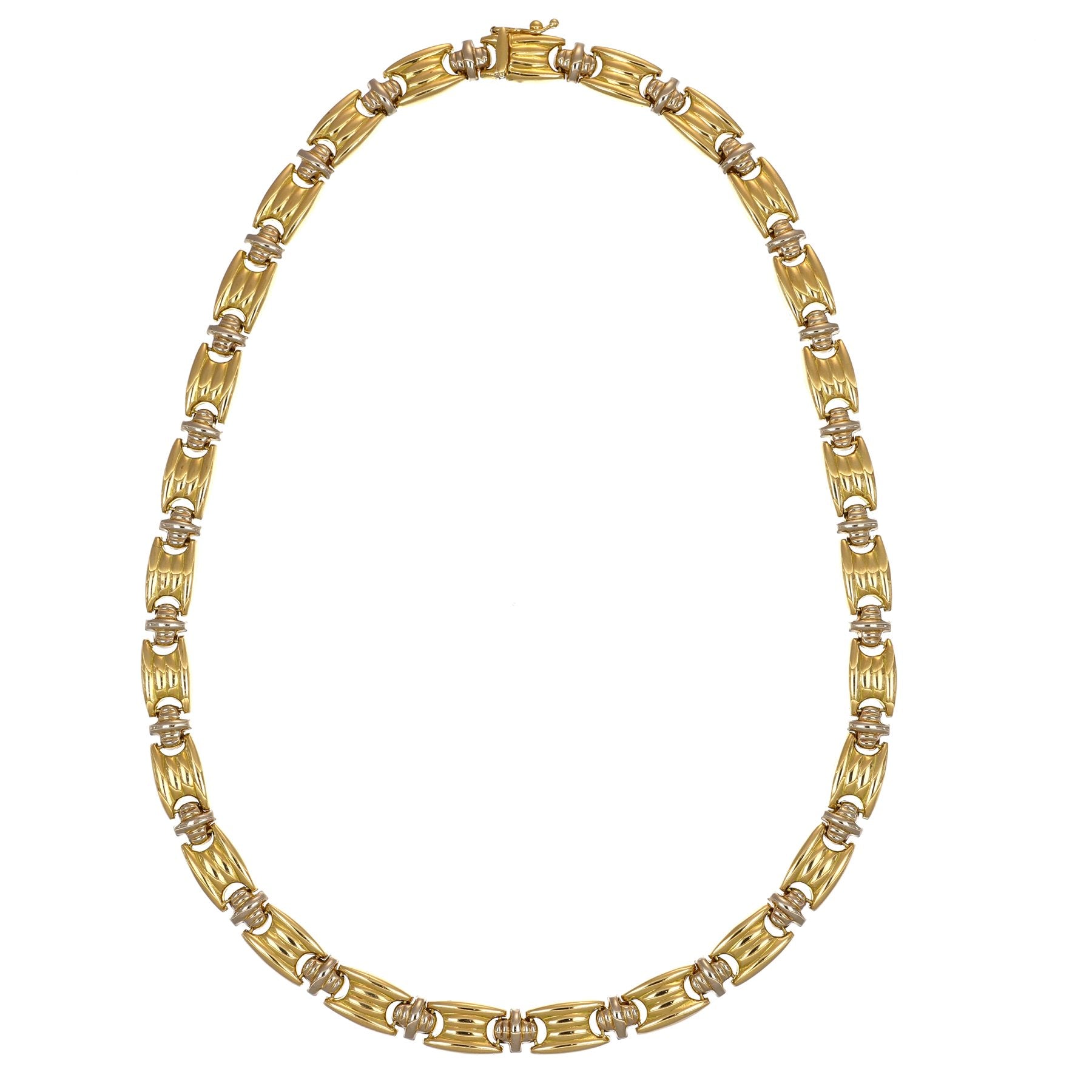 Collana in Oro Giallo , Oro Bianco 18 carati &nbsp; &nbsp;