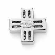 Ciondolo - 18 carati Oro bianco - 0.90ct. tw. Diamante (Naturale) - Made in Italy - Handmade
