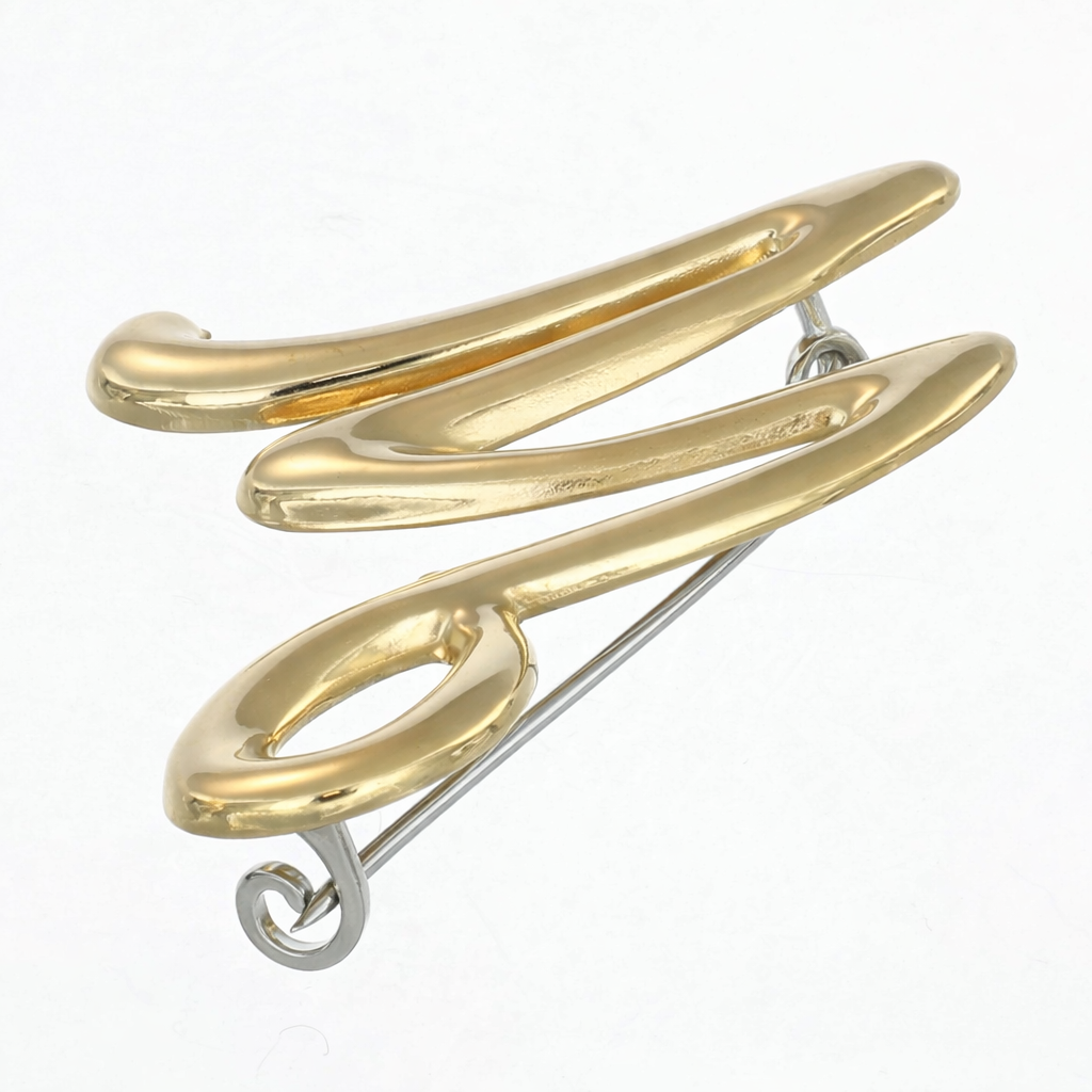 Spilla da donna in oro giallo 18