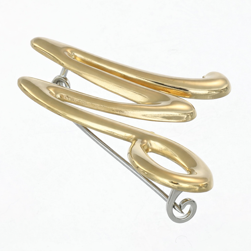 Spilla da donna in oro giallo 18