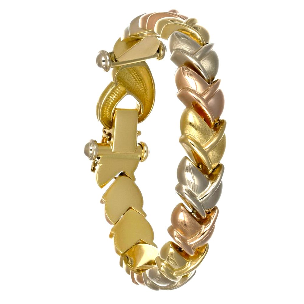 Bracciale in Oro giallo ,Oro Bianco ,Oro Rosa 18 carati &nbsp;