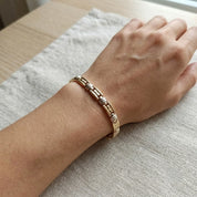 Bracciale - 18 carati Oro giallo, Oro bianco - Handmade - Made in Italy