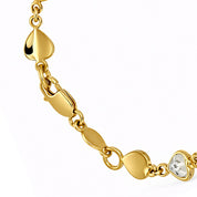 Bracciale - 18 carati Oro giallo Zirconi