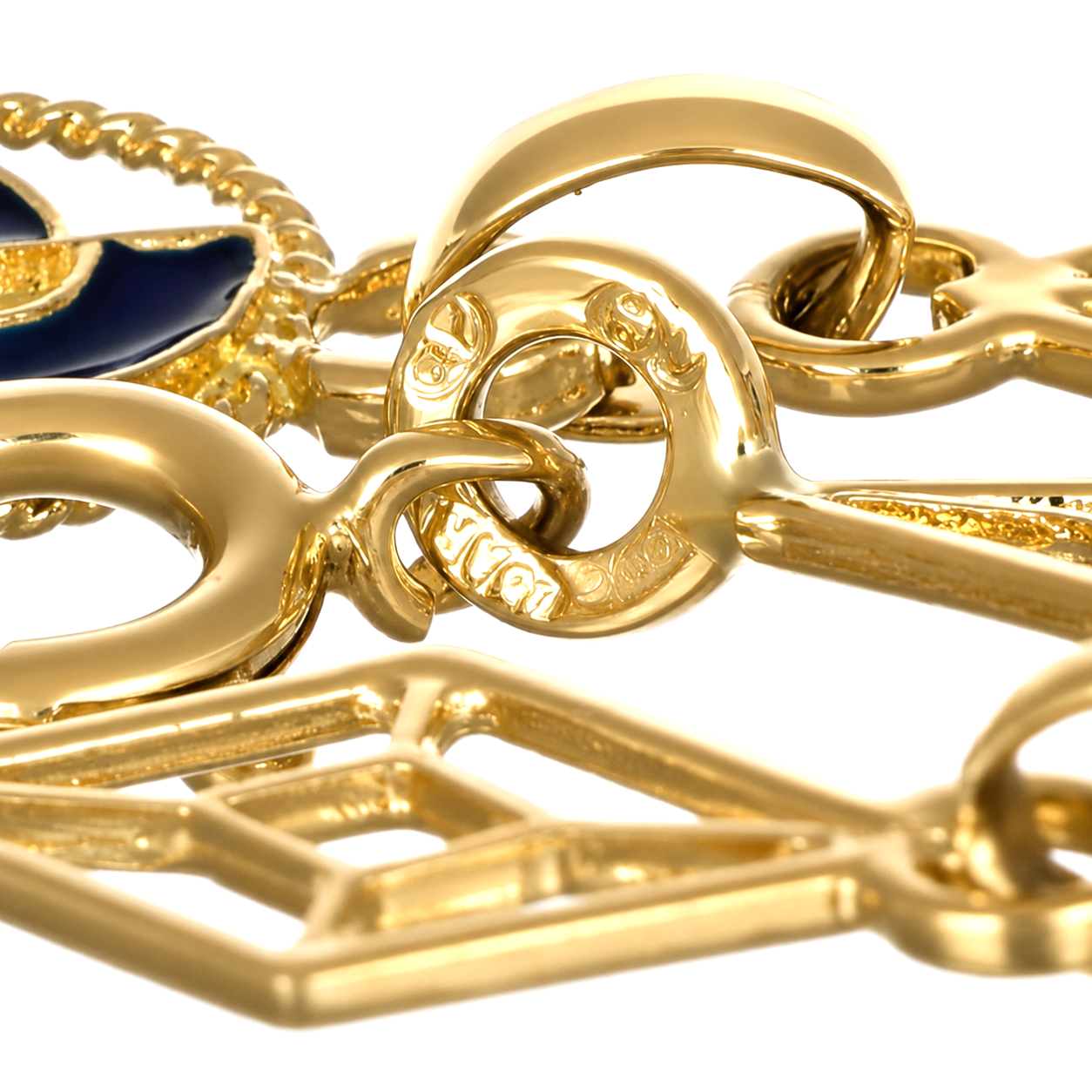 Bracciale - 18 carati Oro giallo - Made in Italy - Handmade