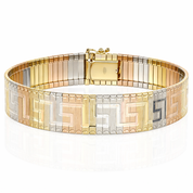 Bracciale - 18 carati Oro bianco, Oro giallo, Oro rosa