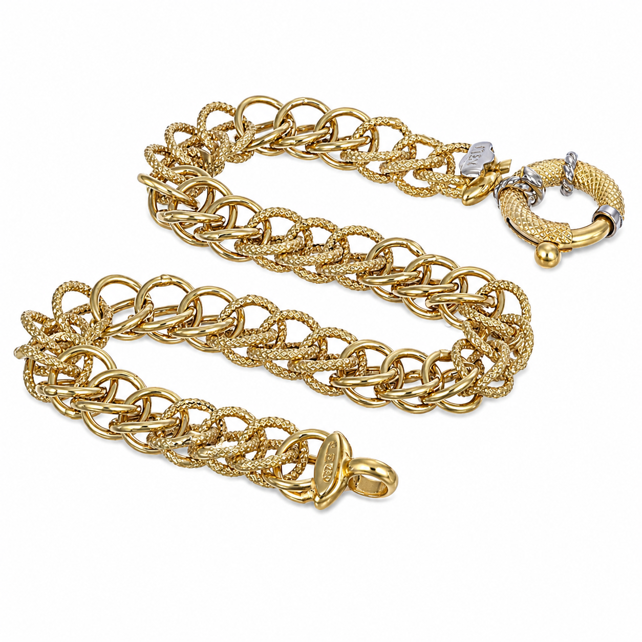 Bracciale - 18 carati Oro giallo - Made in Italy - Handmade