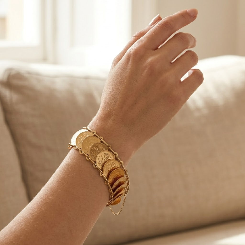 Bracciale - 18 carati Oro giallo - Handmade - Made in Italy
