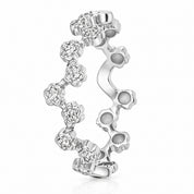 Anello - 18 carati Oro bianco Diamante (Naturale)