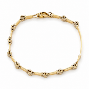 Bracciale - 18 carati Oro giallo, Oro bianco - Handmade - Made in Italy
