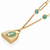 Collana con ciondolo - 18 carati Oro giallo