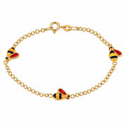 Bracciale - 18 carati Oro giallo - Handmade - Made in Italy