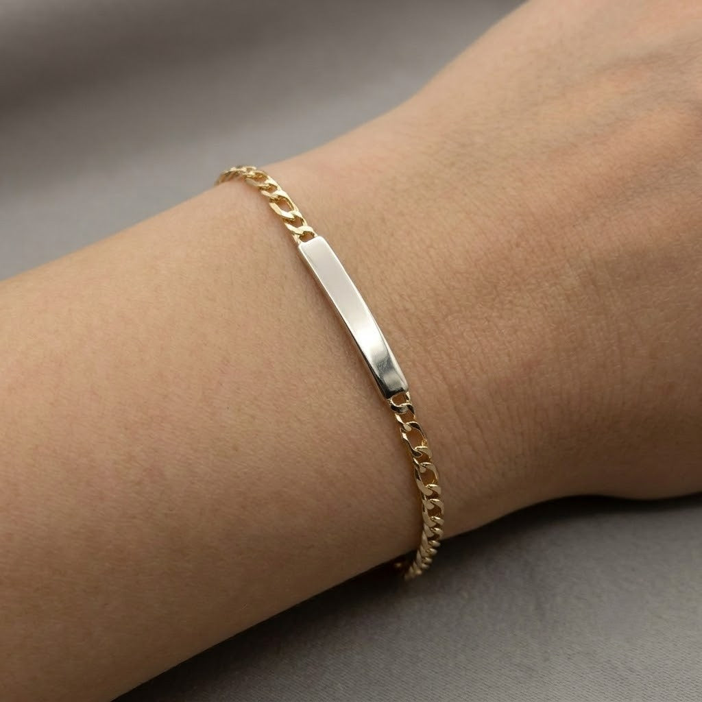 Bracciale - 18 carati Oro giallo, Oro bianco - Handmade - Made in Italy