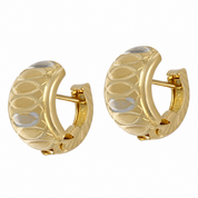 Orecchini - 18 carati Oro giallo, Oro bianco - Made in Italy - Handmade