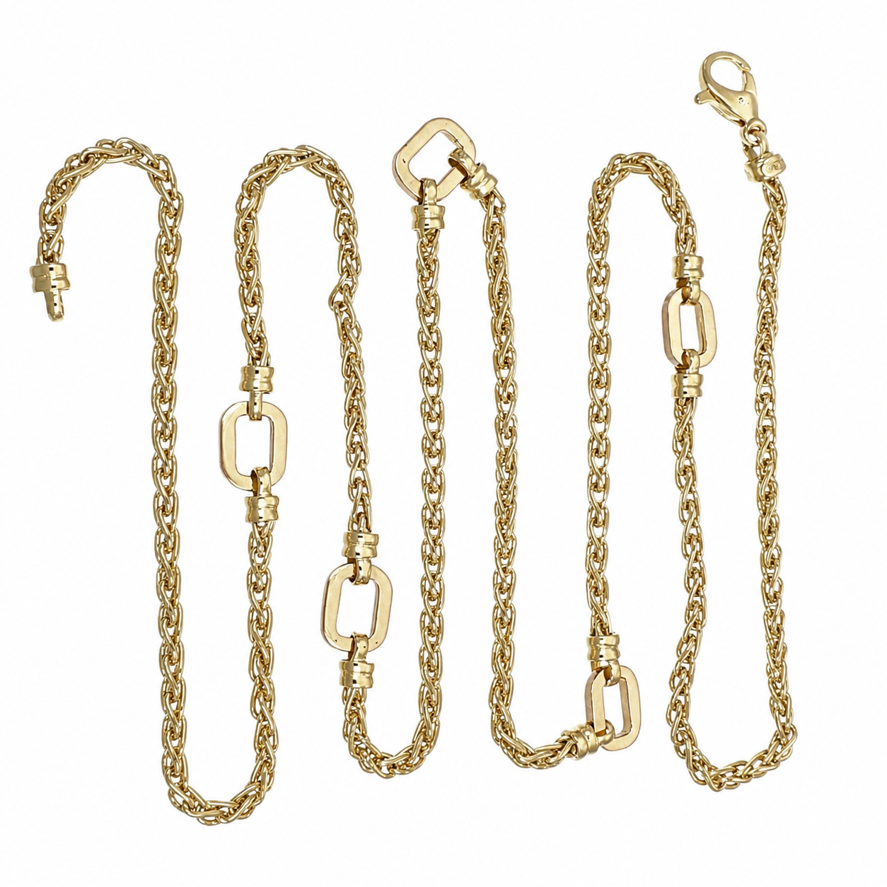 Collana - 18 carati Oro giallo - Made in Italy - Handmade