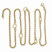 Collana - 18 carati Oro giallo - Made in Italy - Handmade