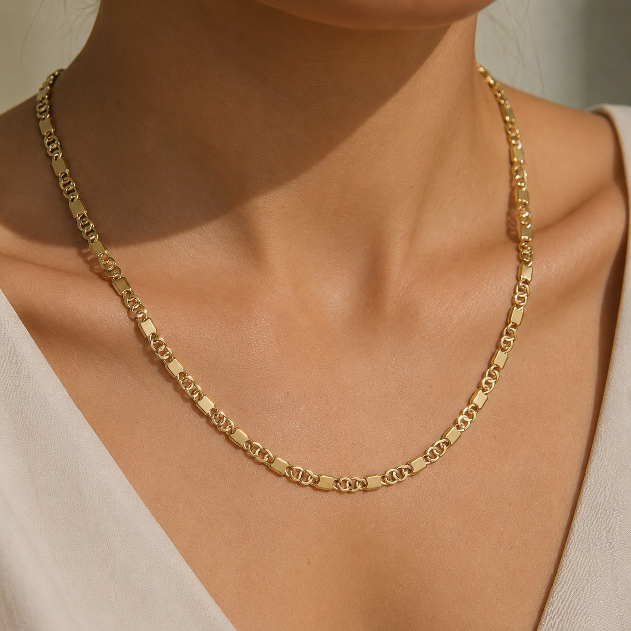 Collana - 18 carati Oro giallo - Made in Italy - Handmade