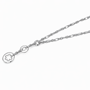 Collana con ciondolo - 18 carati Oro bianco