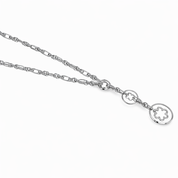 Collana con ciondolo - 18 carati Oro bianco