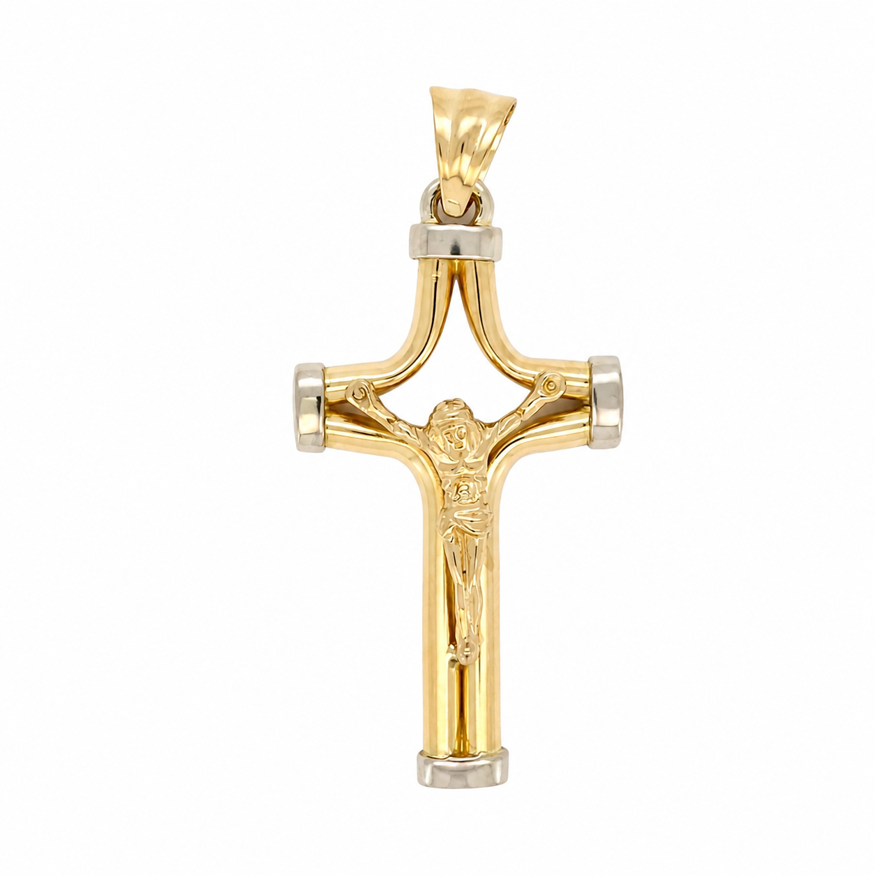 Ciondolo - 18 carati Oro giallo, Oro bianco - Made in Italy - Handmade