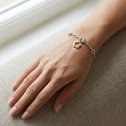 Bracciale - 18 carati Oro bianco, Oro giallo - Made in Italy - Handmade