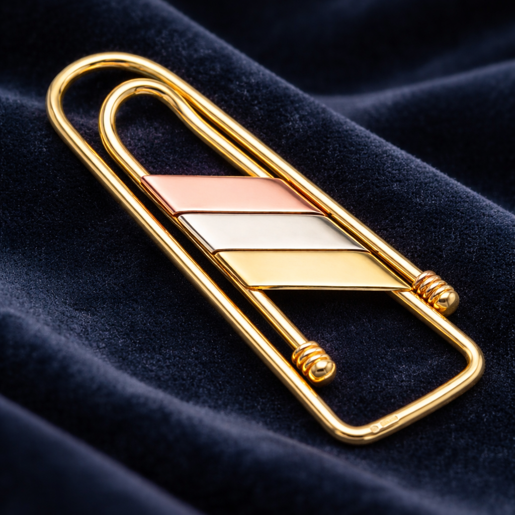 18 carati - Oro giallo, Oro bianco, Oro rosa, Ferma soldi