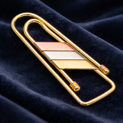 18 carati - Oro giallo, Oro bianco, Oro rosa, Ferma soldi