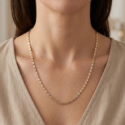 Collana - 18 carati Oro giallo, Oro bianco - Made in Italy - Handmade