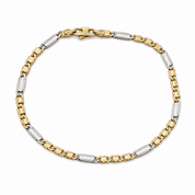Bracciale - 18 carati Oro giallo, Oro bianco - Handmade - Made in Italy