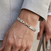 Bracciale - 18 carati Oro bianco - Handmade - Made in Italy