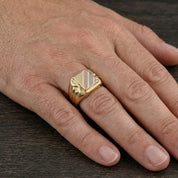 Anello - 18 carati Oro giallo, Oro bianco, Oro rosa - Made in Italy - Handmade
