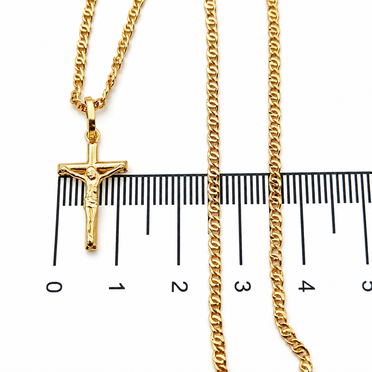 Collana con ciondolo - 18 carati Oro giallo - Made in Italy - Handmade