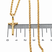 Collana con ciondolo - 18 carati Oro giallo - Made in Italy - Handmade