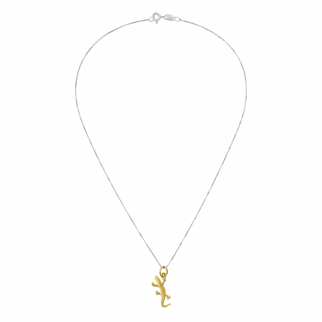 Collana con ciondolo - 18 carati Oro giallo, Oro bianco