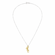 Collana con ciondolo - 18 carati Oro giallo, Oro bianco
