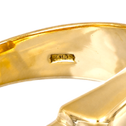 Anello - 18 carati Oro bianco, Oro giallo, Oro rosa - 0.07ct. tw. Diamante (Naturale) - Made in Italy - Handmade