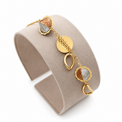 Collana in Oro giallo, Oro rosa, Oro bianco 18 carati