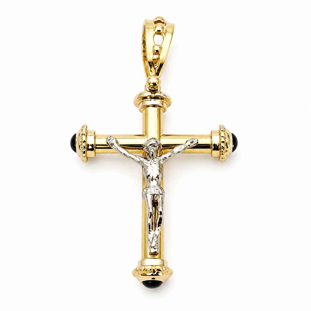 Ciondolo - 18 carati Oro giallo, Oro bianco - 0.30ct. tw. Zaffiro - Made in Italy - Robita