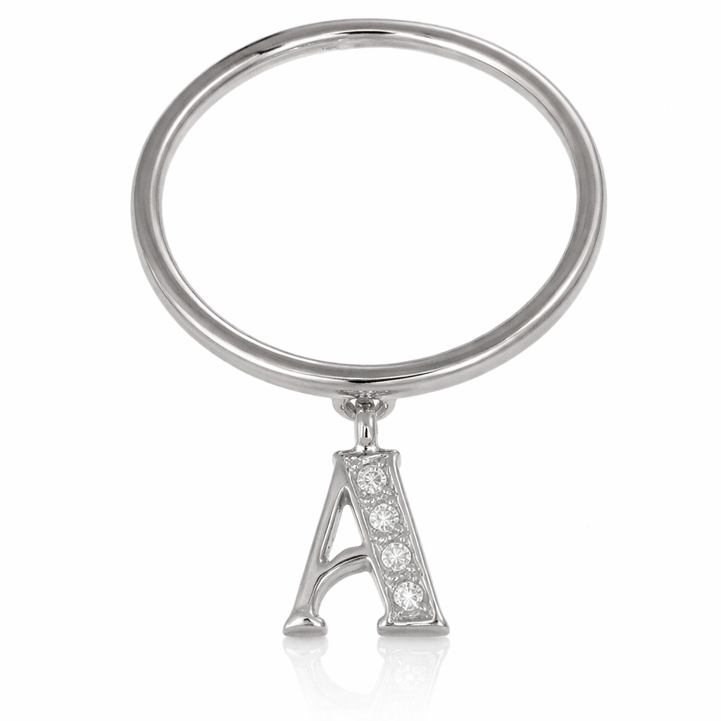 Anello - 18 carati Oro bianco Diamante (Naturale)