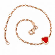 Bracciale - 9 kt Oro rosa - Handmade - Made in Italy