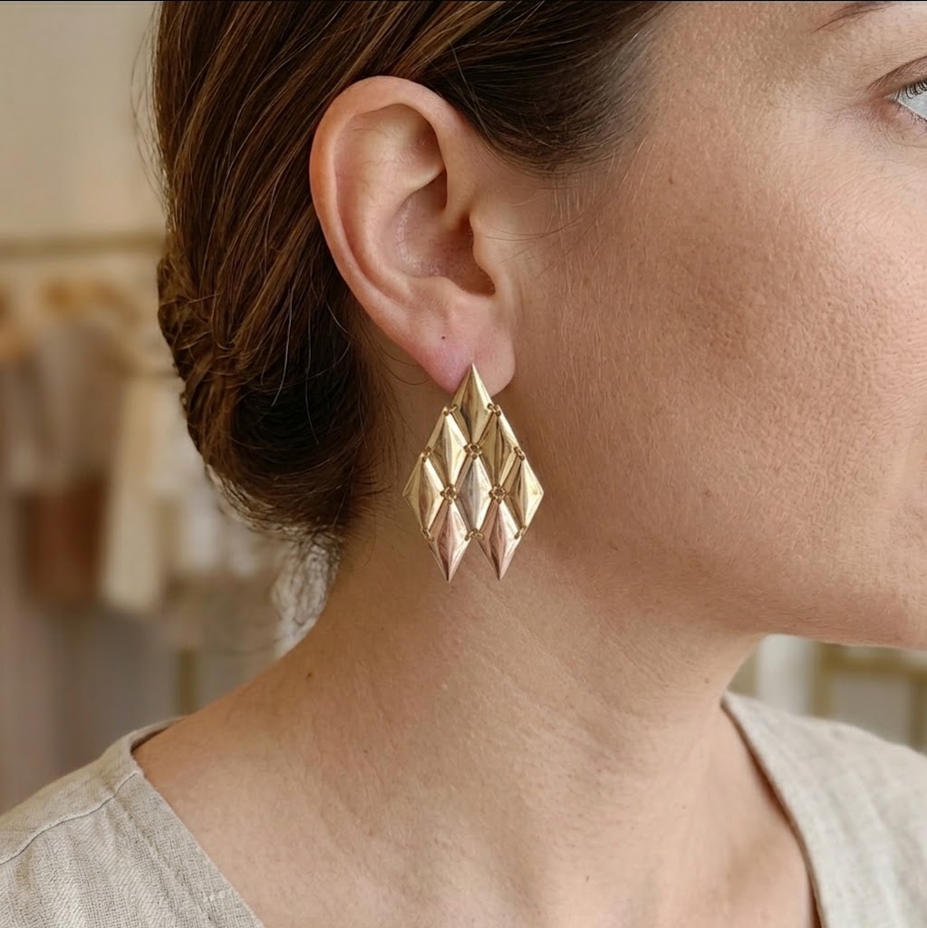 Orecchini - 18 carati Oro giallo, Oro rosa, Oro bianco - Made inItaly