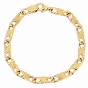 Bracciale - 18 carati Oro giallo - Made in Italy - Handmade