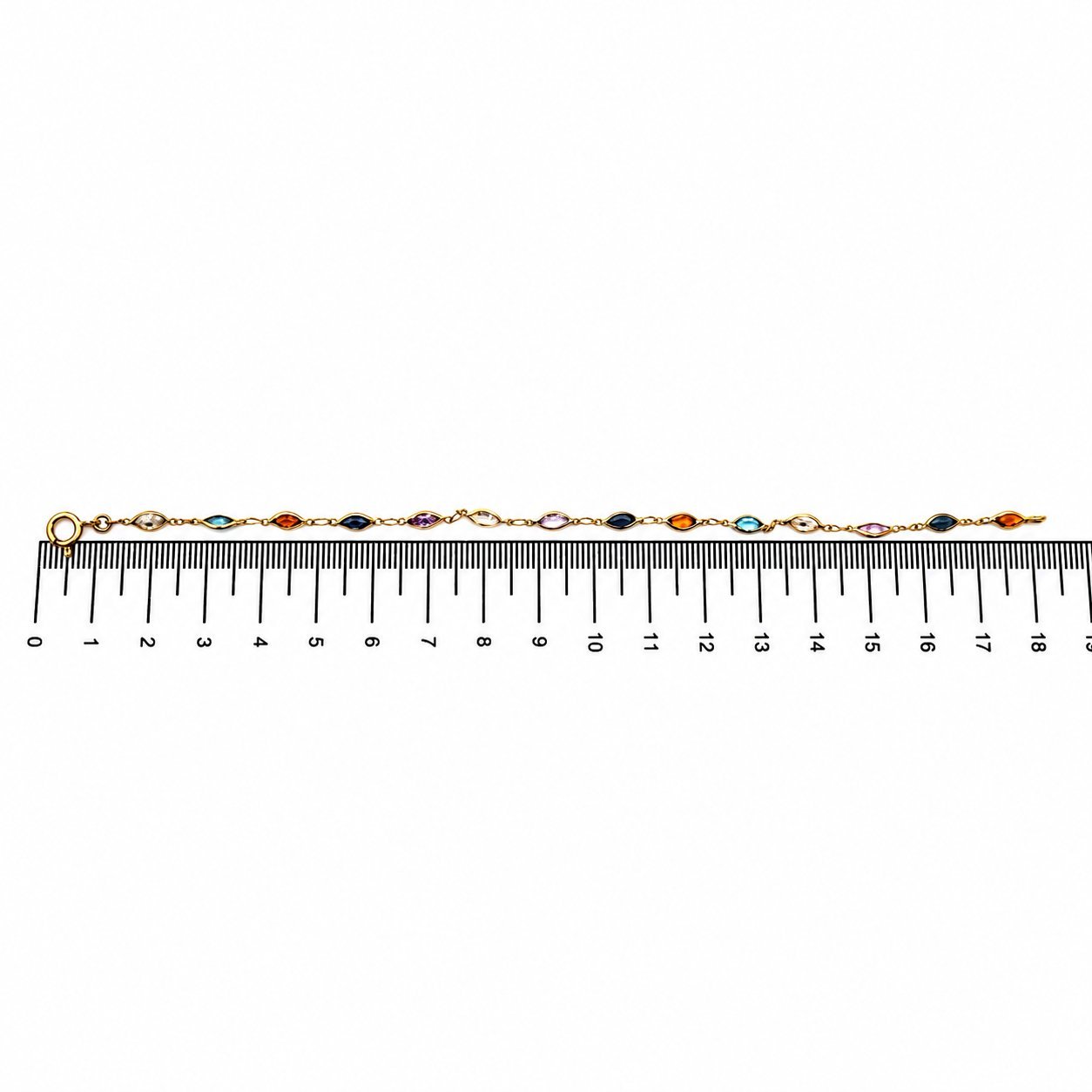 Bracciale - 18 carati Oro giallo - Made in Italy - Handmade