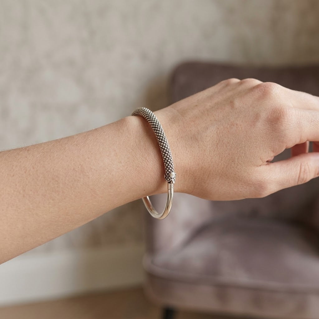Bracciale - 18 carati Oro bianco - Made in Italy - HandMade