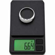 Anello - 18 carati Oro bianco - 0.695ct. tw. Diamante (Naturale) - Made in Italy - Handmade