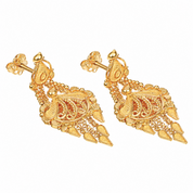 Orecchini - 22 carati Oro giallo - Made inItaly - Handmade