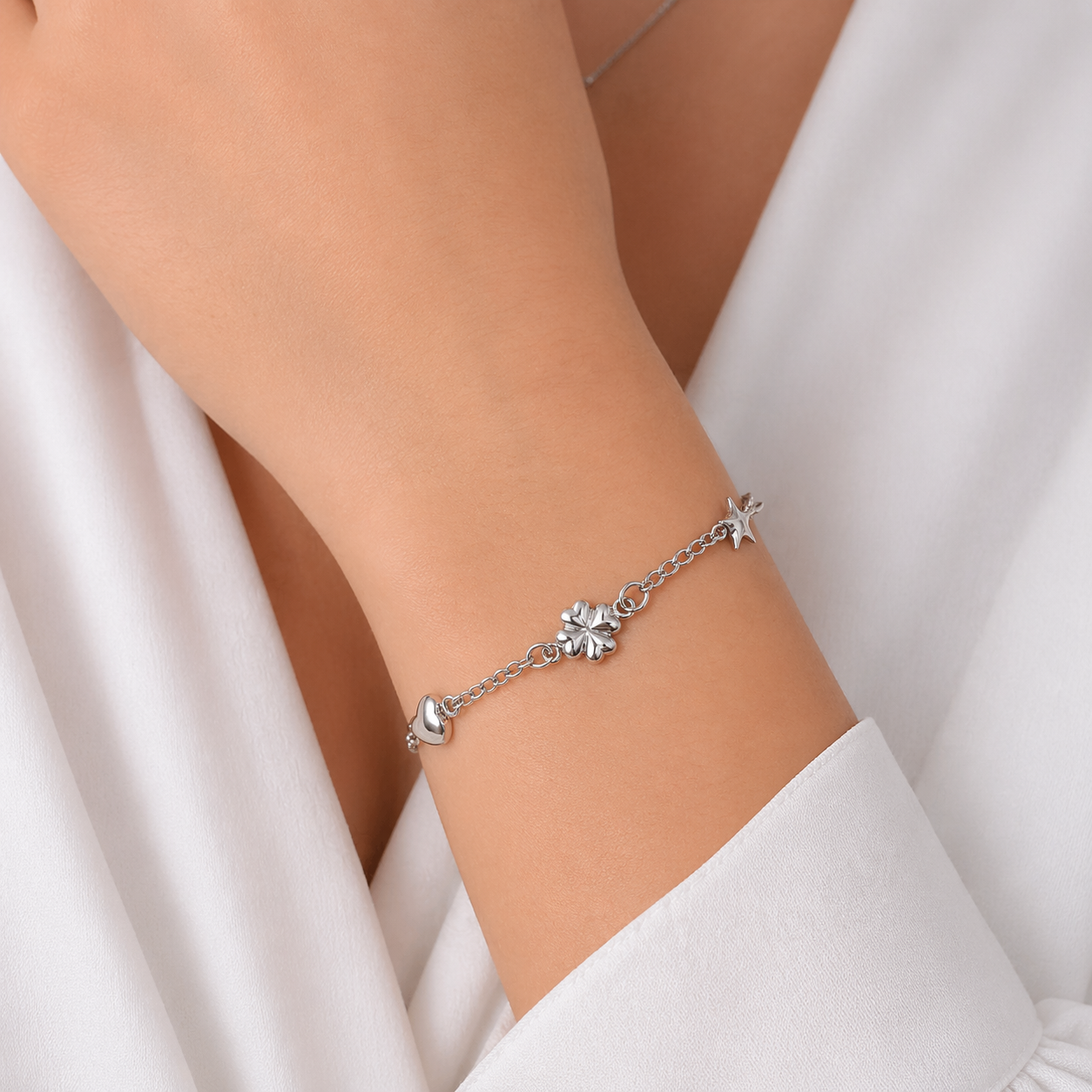 Bracciale - 18 carati Oro bianco