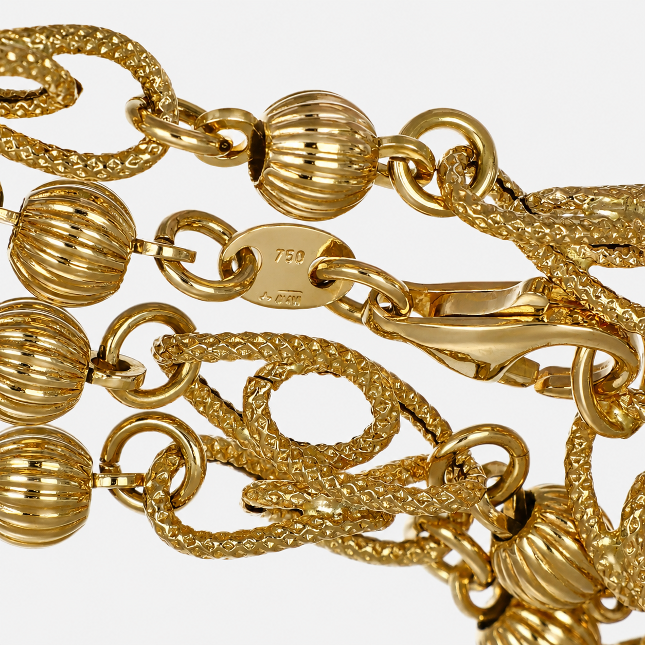 Collana - 18 carati Oro giallo - Made in Italy - Handmade