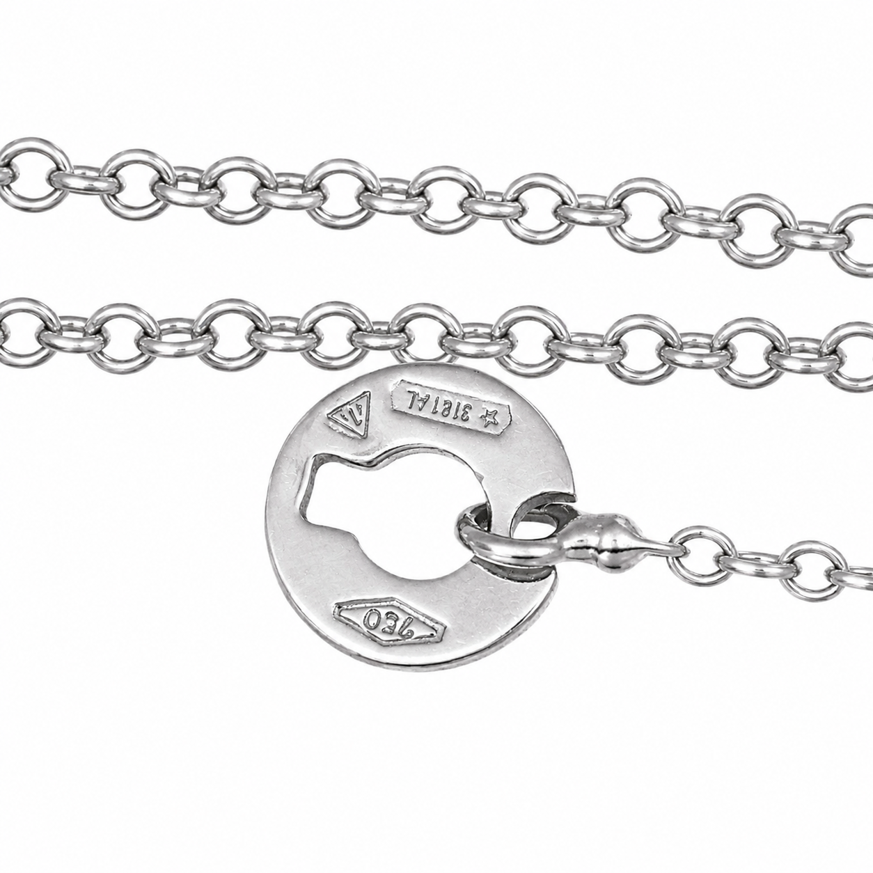 Damiani - Collana con ciondolo - 18 carati Oro bianco, Oro rosa - 0.80ct. tw. Diamante (Naturale) - Made in Italy - Handmade