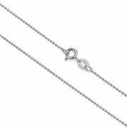 Collana con ciondolo - 18 carati Oro bianco